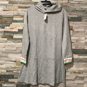 Long sleeve hooded dress
